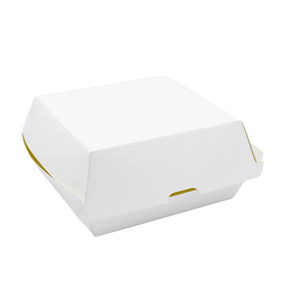 Box Hamburger Cartoncino PE Bianco