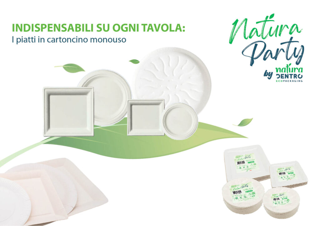 Nuova linea piatti cartoncino monouso